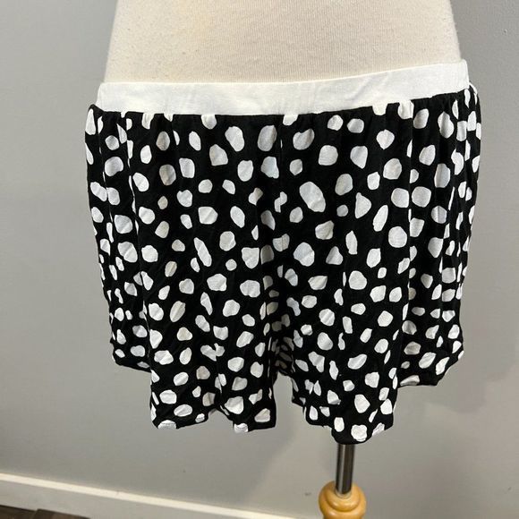 NWOT SHADY LADY Boxer PJ Set Black/ Cameo Giraffe Dot (XL) - Picture 5 of 11